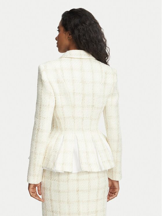Elisabetta Franchi Elisabetta Franchi Sakko GI-288-67E2-V960 Creme Slim Fit
