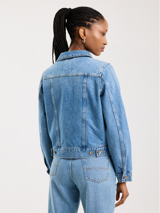 BIG STAR BIG STAR Kurtka jeansowa JOSEPHINE Niebieski Basic Fit