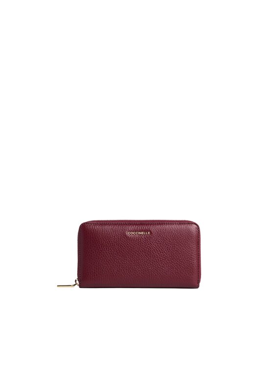 Coccinelle Coccinelle Portafoglio Metallic 3 Bordeaux