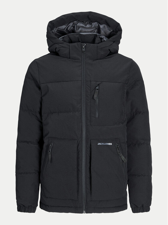 Jack&Jones Junior Jack&Jones Junior Μπουφάν χειμωνιάτικο Otto 12258547 Μαύρο Regular Fit