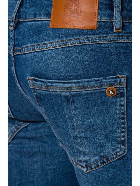 Lancerto Lancerto Jeansy Savalas Niebieski Slim Fit