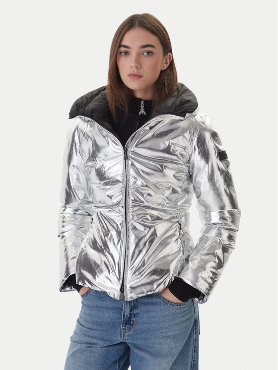 PINKO PINKO Žieminė striukė 106019 A2ZD I17 Sidabrinė Regular Fit