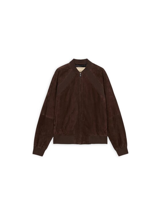 Trussardi Trussardi Giacca di pelle R313M000047N032 Marrone Regular Fit