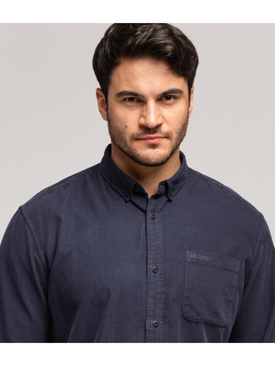 Lee Cooper Lee Cooper Koszula RICARDO 6000 Granatowy Comfort Fit