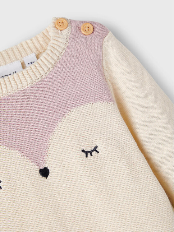 NAME IT NAME IT Pullover 13207072 Écru Regular Fit