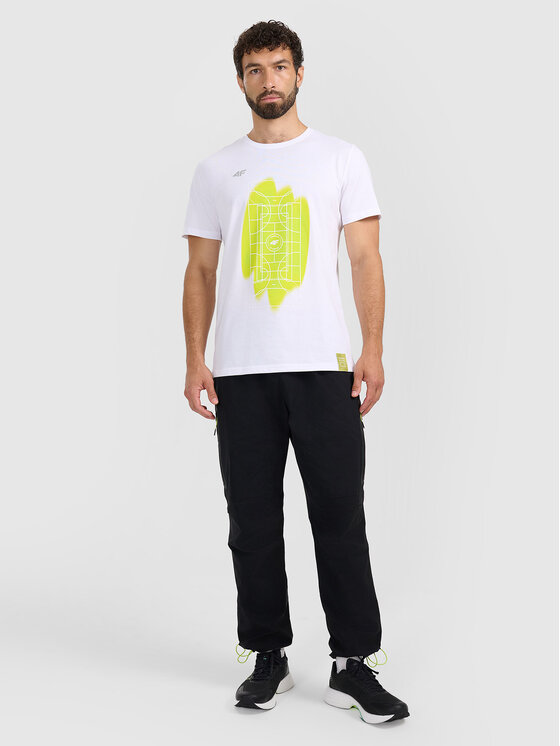 4F 4F T-Shirt TEAMWEAR Biały Regular Fit