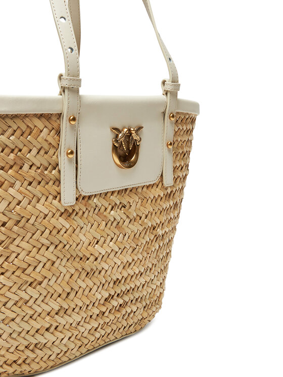 PINKO PINKO Kabelka Love Summer Basket PE 25 PLTT 103324 A1RL Béžová