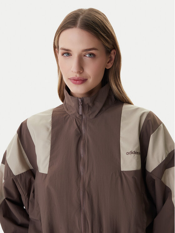 adidas adidas Μπλούζα Blocked Washed KD8787 Καφέ Oversize