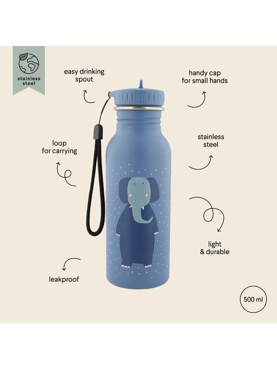 Trixie Baby Trixie Baby Bidon Butelka bidon 500 ml - Słoń Granatowy