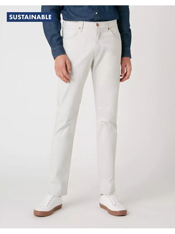 Wrangler Wrangler Pantaloni di tessuto GREENSBORO Grigio Straight Fit