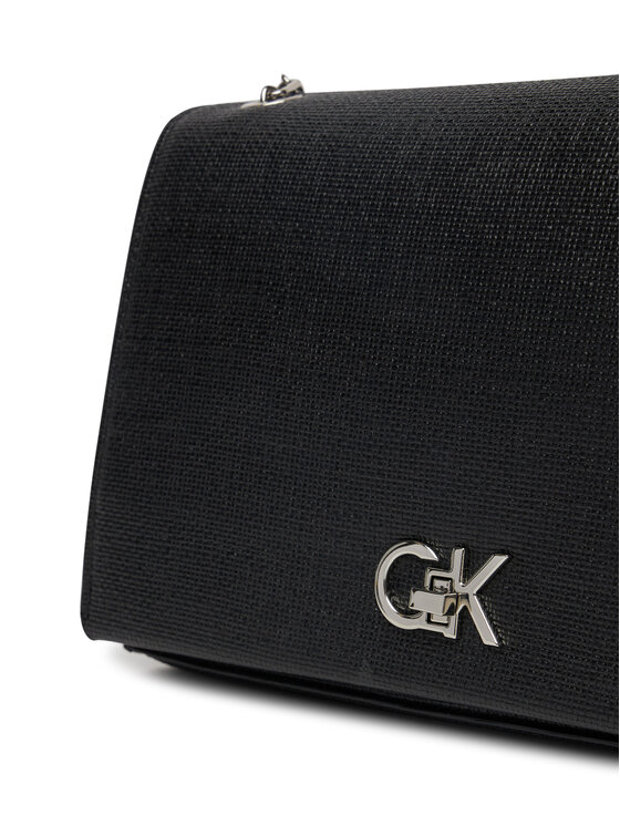 Calvin Klein Calvin Klein Τσάντα Ck Medium Conv Chain Bag_Tex K60K613177 Μαύρο