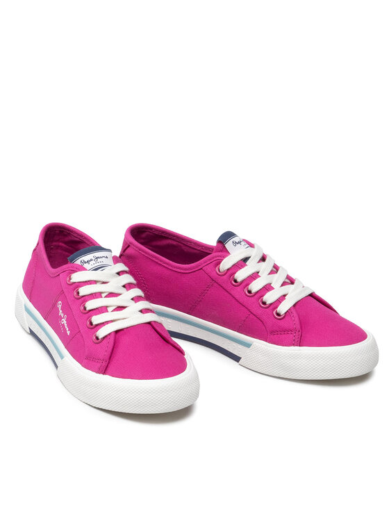 Pepe Jeans Pepe Jeans Tenis superge Brady Girl Basic PGS30543 Roza