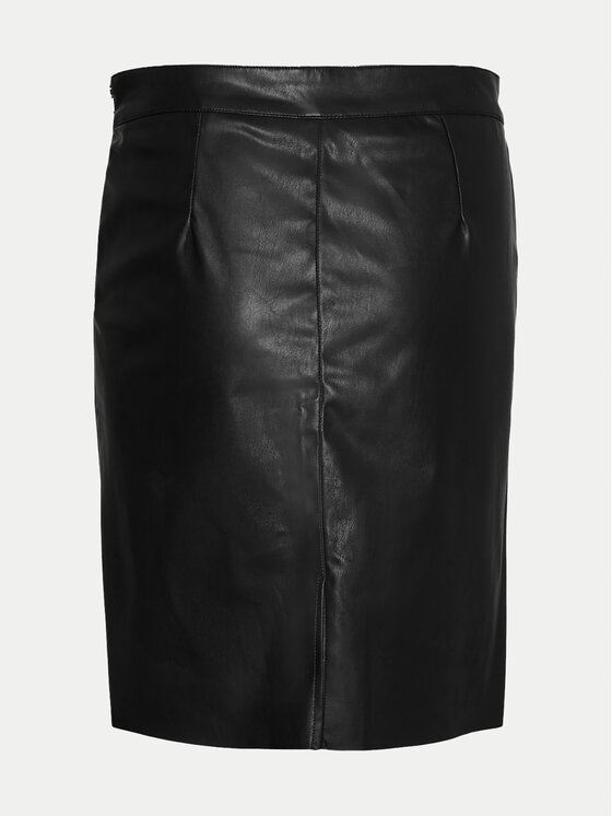 Vero Moda Vero Moda Krilo iz umetnega usnja Olympia 10274454 Črna Slim Fit