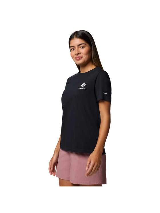 Columbia Columbia T-Shirt Columbia Rolling Bend Graphic SS Tee Czarny Regular Fit