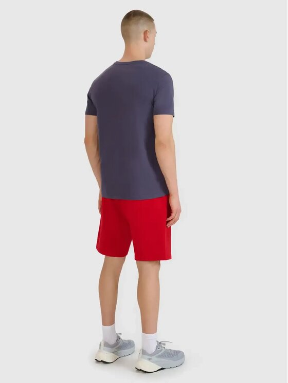 4F 4F Szorty 4FWMM00TSHOM543-62S Czerwony Regular Fit