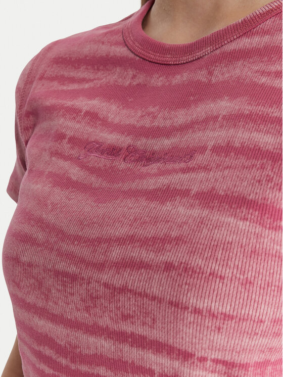 Guess Guess T-Shirt W6RP42 KCTT1 Różowy Regular Fit