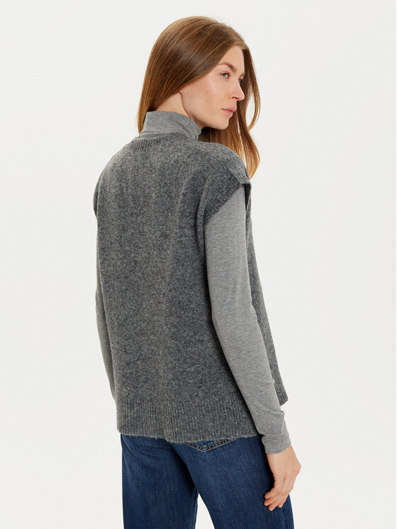 Liu Jo Liu Jo Megztinis WF4432 MA49P Pilka Regular Fit