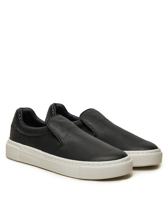 Calvin Klein Calvin Klein Сникърси Cupsole Slip On HW0HW02297 Черен