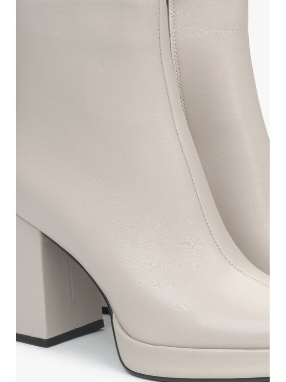 Estro Estro Μποτάκια ER00115880 Μπεζ