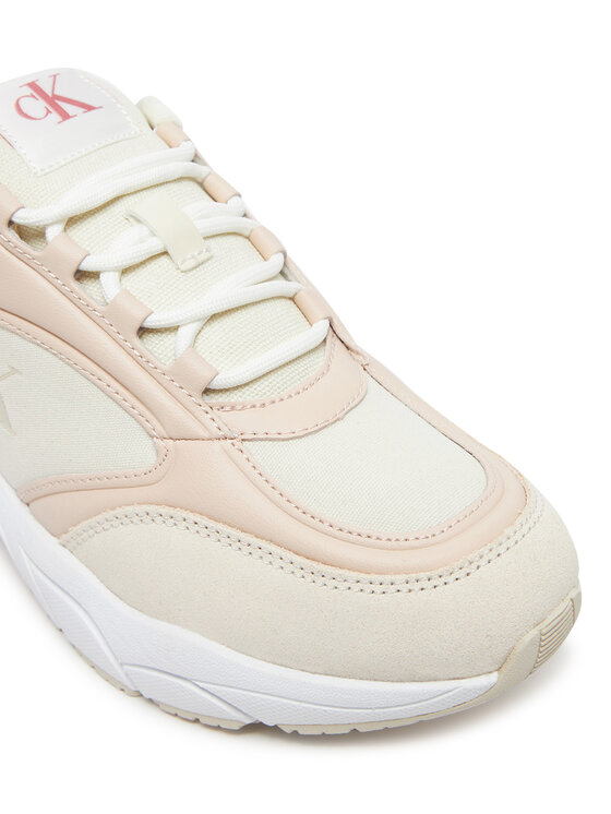 Calvin Klein Jeans Calvin Klein Jeans Laisvalaikio batai Retro Tennis Mg Mix YW0YW01743 Écru