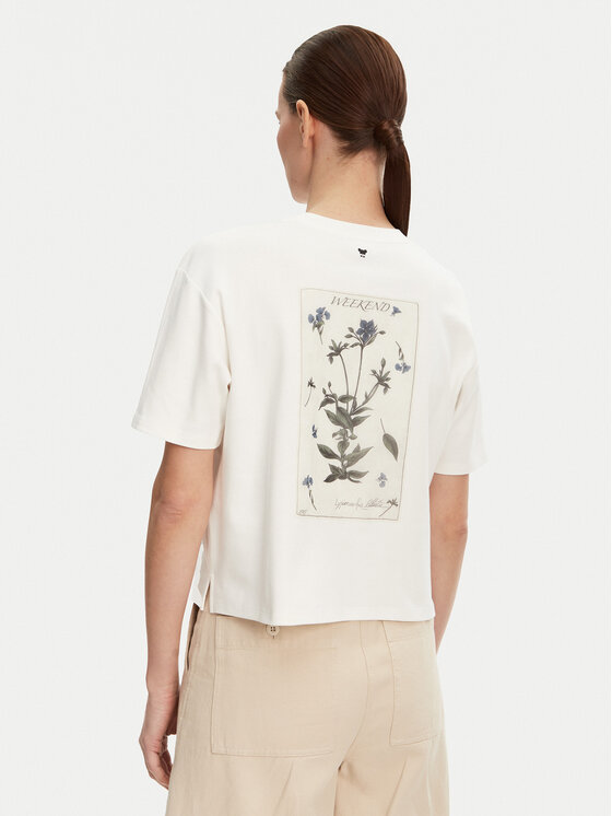Weekend Max Mara Weekend Max Mara T-shirt Lecco 2515941052 Bianco Boxy Fit