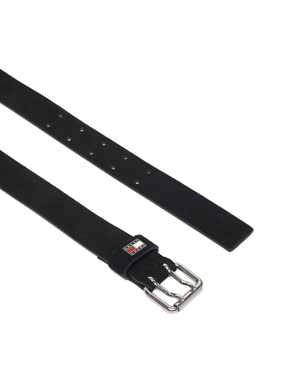 Tommy Jeans Tommy Jeans Ζώνη Tjw Square 3.0 Suede AW0AW19300 Μαύρο