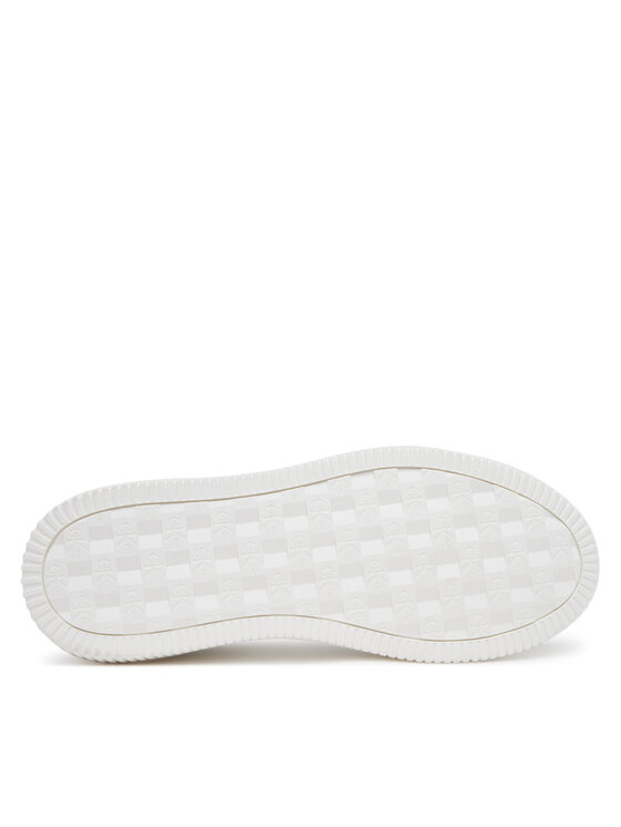 Calvin Klein Jeans Calvin Klein Jeans Сникърси Chunky Cupsole Ru Patch Lth Wn YW0YW01846 Бял