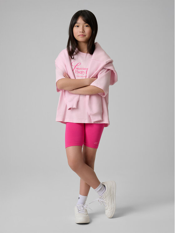 4F 4F Kolarki BASIC+ Różowy Regular Fit
