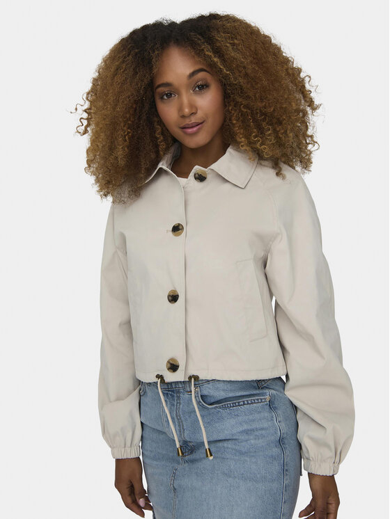 ONLY ONLY Преходно яке Eja Orchid 15308910 Сив Regular Fit