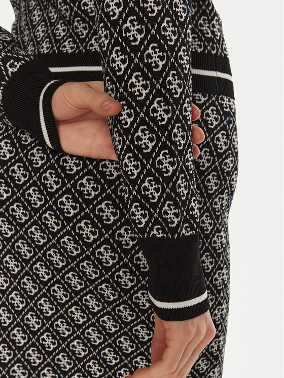 Guess Guess Džemper Lise W4BR21 Z37K0 Crna Slim Fit