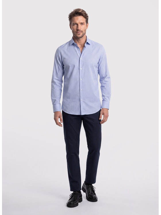 Pako Lorente Pako Lorente Koszula P26WF-1X-005 Niebieski Slim Fit