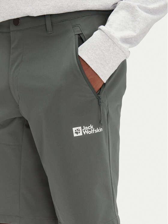 Jack Wolfskin Jack Wolfskin Športové kraťasy Pico Trail A63908 Zelená Regular Fit