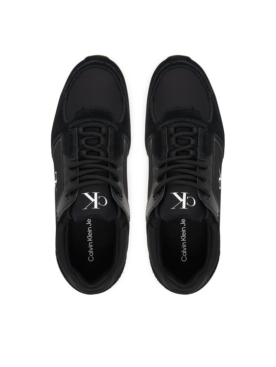 Calvin Klein Jeans Calvin Klein Jeans Tenisice Runner Laceup Sock Mg Nylon Mix YW0YW01644 Crna