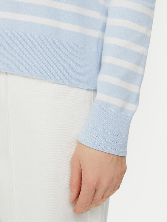 Tommy Hilfiger Tommy Hilfiger Pullover WW0WW40099 Himmelblau Regular Fit