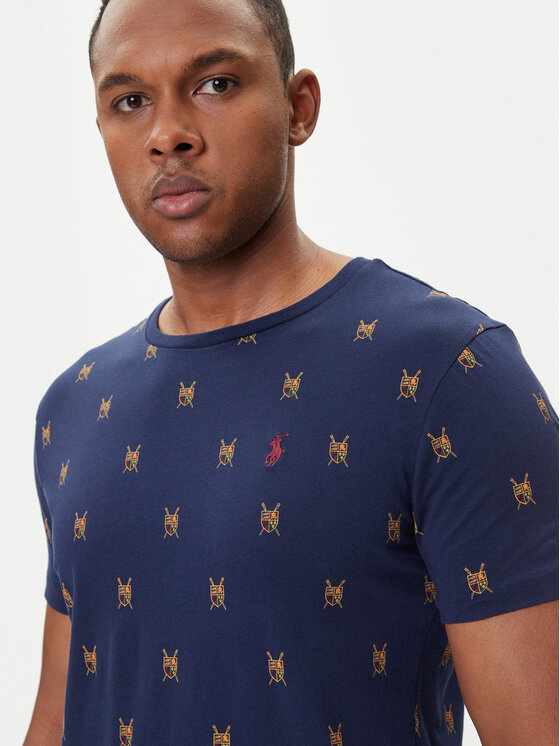 Polo Ralph Lauren Polo Ralph Lauren T-shirt 710P00081001 Blu scuro Custom Slim Fit