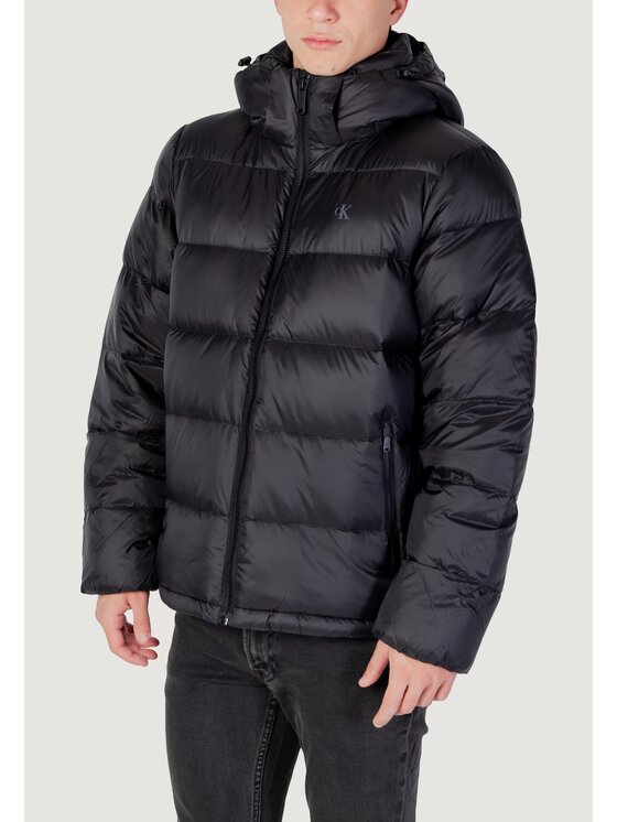 Calvin Klein Jeans Calvin Klein Jeans Giubbotto piumino LS NYLON ZIP OFF HOO Nero Casual Fit