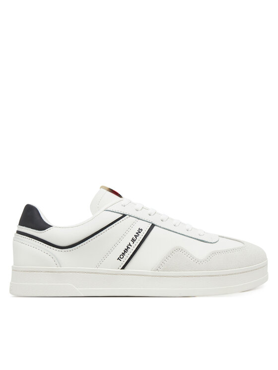 Tommy Jeans Sneakers The Greenwich Leather EM0EM01571 Bianco, taglia : 41