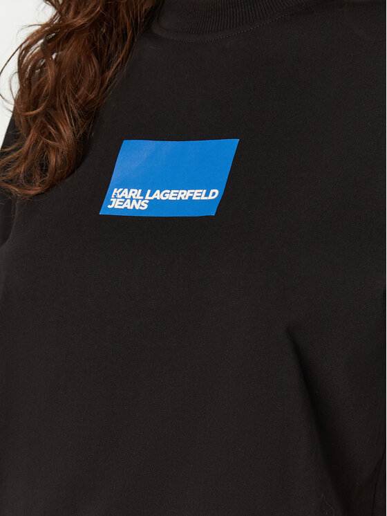 Karl Lagerfeld Jeans Karl Lagerfeld Jeans T-Shirt A1W17006 Schwarz Regular Fit