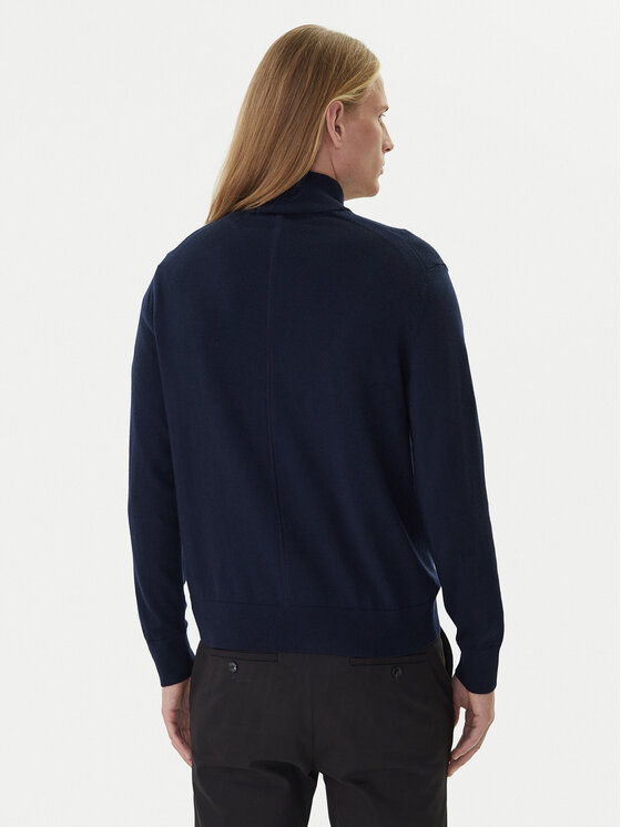 Calvin Klein Calvin Klein Džemper LV04LD318G Tamnoplava Regular Fit
