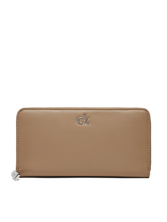Portofel Mare de Damă Calvin Klein Ck Daily Large Zip Around_Pbl K60K612850 Maro