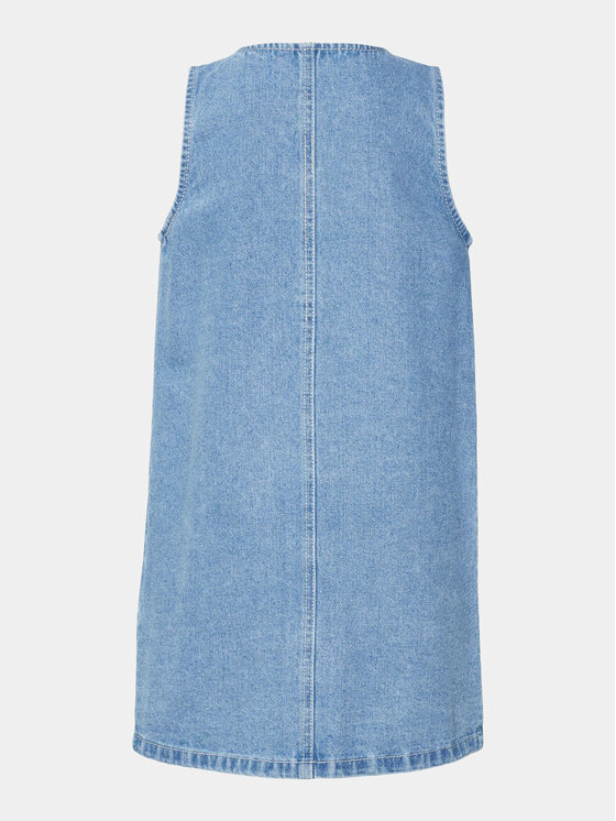 Vero Moda Girl Vero Moda Girl Džínsové šaty Rose 10301837 Modrá Loose Fit