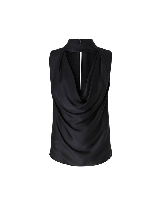 PINKO Pinko Τοπ ARRAS BLUSA SATIN CREPONNE Μαύρο Regular Fit