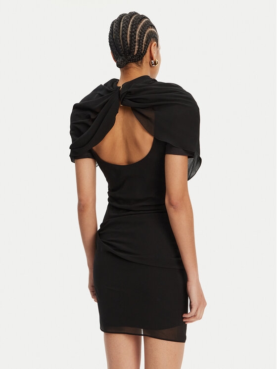 JACQUEMUS JACQUEMUS Sukienka koktajlowa 24H251DR130-1555 Czarny Regular Fit