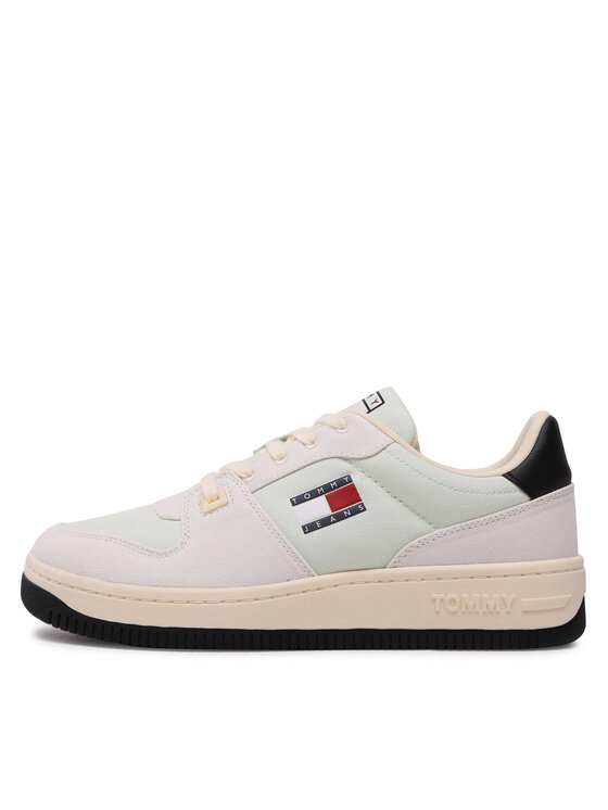 Tommy Jeans Tommy Jeans Снікерcи Basket Canvas EM0EM01163 Зелений