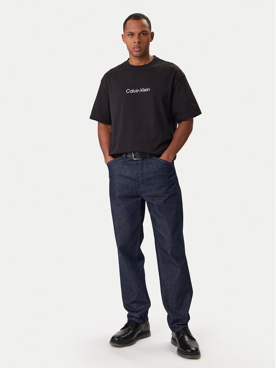 Calvin Klein Calvin Klein T-krekls LV040HM228 Melns Relaxed Fit