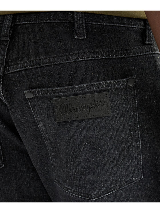 Wrangler Wrangler Jeansy 112390482 Czarny Regular Fit