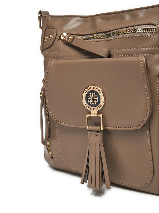Monnari Monnari Ročna torba TORIMP0-24Z-BAG5810-K015D000-R00 Rjava