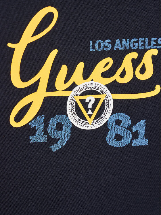 Guess Guess Blusa N3YI26 K8HM4 Blu scuro Regular Fit
