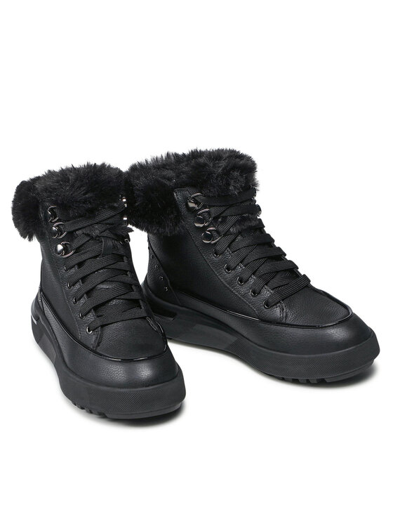 Geox Geox Šnurovacia obuv D Dalyla B Abx A D16QSA 00046 C9999 Čierna
