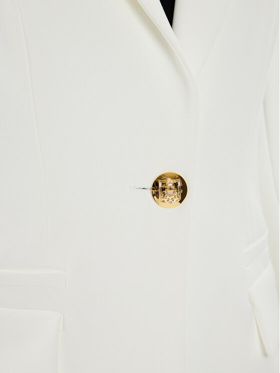 Elisabetta Franchi Elisabetta Franchi Suknjič GI-094-46E2-V500 Bela Regular Fit